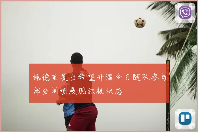佩德里复出希望升温今日随队参与部分训练展现积极状态