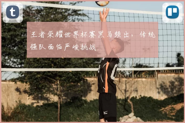 王者荣耀世界杯赛黑马频出,传统强队面临严峻挑战